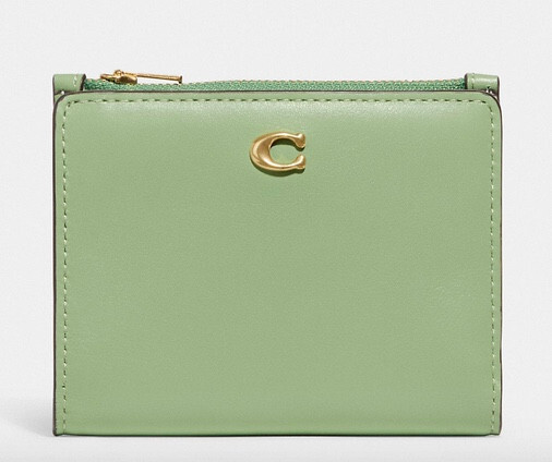 折りたたみ財布 [Matin Kims]ACCORDION WALLET - LIGHT GREEN / GREEN ACCORDION WALLET IN GREEN – Matin Kim
