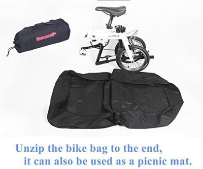 Folding Storage Bike Bag 20 inch for Transport Bicycle Case Travel Carry Pouch