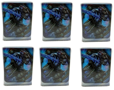 6 Deck Box Boxes World of Warcraft TCG CCG Icecrown WoW Scourgewar Lich King NEW