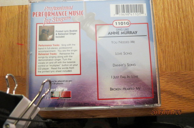 USED KARAOKE CD+G CD'S FOR KARAOKE MACHINE TO SING-ALONG WITH 6 SELECTIONS