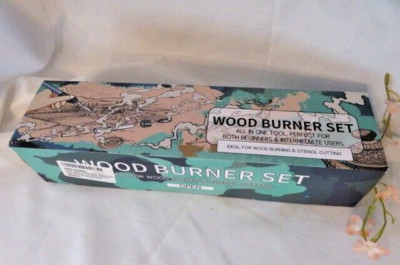 Wood Burning/Stenciling Kit Pyrography Crafting Hobbyist Tool Set New and Sealed
