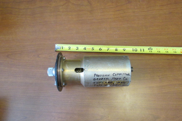 General Radio Co.  Precision Capacitor TYPE 1420G 130 MMF 89-753297-1 0-250