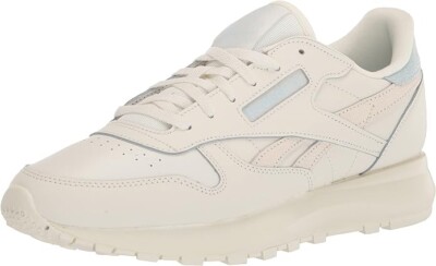 Reebok Women's Classic Leather SP Sneaker, Chalk/Glass Blue, 5
