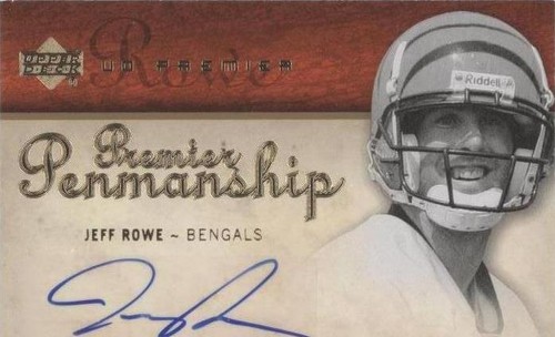 2007 UD Premier Jeff Rowe #PP-JR