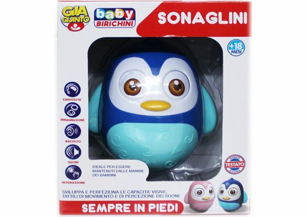 Sonaglino Sempre In Piedi Gioco Giocattolo Per Bambini Neonati da 18+ Mesi sar