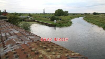 PHOTO  BRANSTON ISLAND BETWEEN THE OLD AND NEW RIVERS WITHAM  IN LINCOLNSHIRE