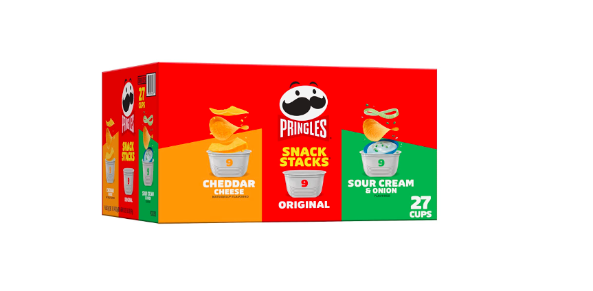 27 Cups Pringles Snack Stacks Potato Crisps Chips Flavored V