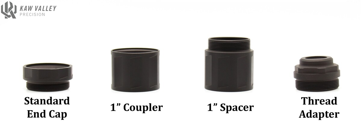 Kaw Valley Precision MACH 3 Modular Linear Compensator Body w/ End Cap  KVP