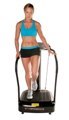 Confidence Fitness Slim Full Body Vibration Trainer Platform Fitness Machine