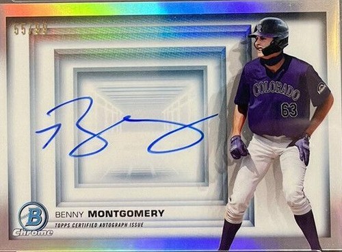 2022 Bowman - Benny Montgomery #BDB-BM