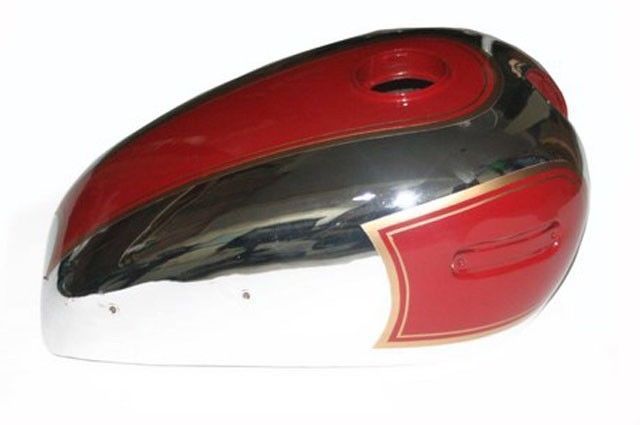 Vintage Ariel Motorcycle 350cc Petrol Gas Fuel Tank Steel Red Painted  