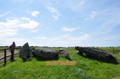 PHOTO  COLLAPSED DOLMEN ON ST ELVIS FARM WEST OF LOCHVANE2012
