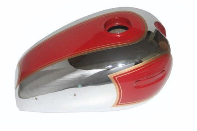 New Petrol Gas Fuel Tank Red Painted Vintage Ariel 500cc Motorcycle  