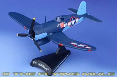 Postage Stamp Planes 1:100 F4U Corsair USMC VMF-214 Black Sheep Pappy Boyington