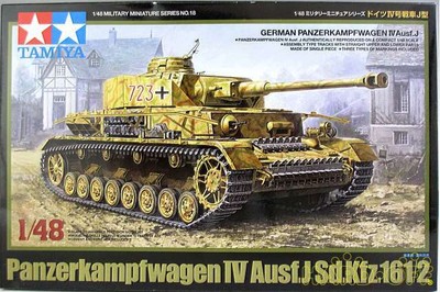 Tamiya 1/48 German Panzer Iv J Military Miniature 4950344325184 Tank Vehicle
