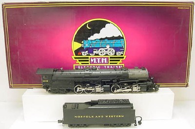 MTH 20-3036-1 O Gauge N&W 2-6-6-4 Class A Steam Locomotive & Tender w/PS1 #1218