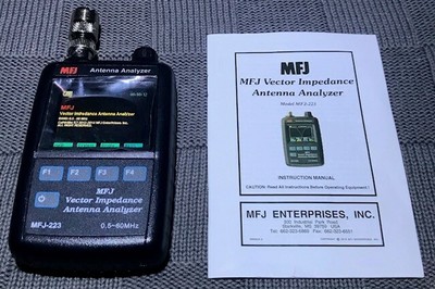 MFJ-223 HF SWR ANALYZER 0.5-60 MHz, Gently Used. Buy it now for 170.0