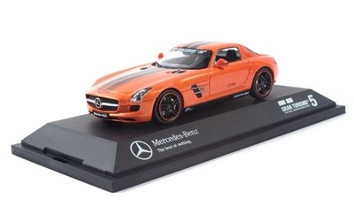 ミニカー 1/43 Mercedes-Benz SLS AMG /Schuco 1/43 Mercedes-Benz SLS AMG Gran Turismo 5 PS3 Orange Schuco