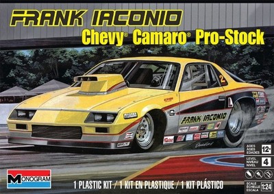 Revell Monogram 4483 Iaconio 1984 Chevy Camaro Pro-Stock Plastic Model Kit 1/24