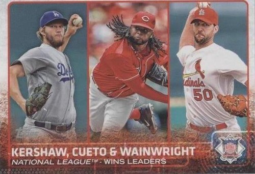 2015 Topps Mini - Adam Wainwright Clayton Kershaw Johnny Cueto #85