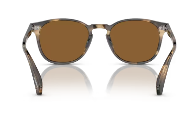 Pre-owned Oliver Peoples Ov5298su Finley 171353 Havana Brown Round Men's Sunglasses