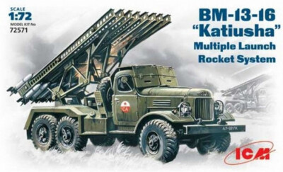 1/72 BM-13-16 ''Katiusha'' Multiple Launch Rocket System ICM 72571 Model kit