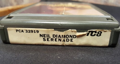 Neil Diamond 8-Track Tape Serenade Rock Tested Play Ready Singer Songwriter A+