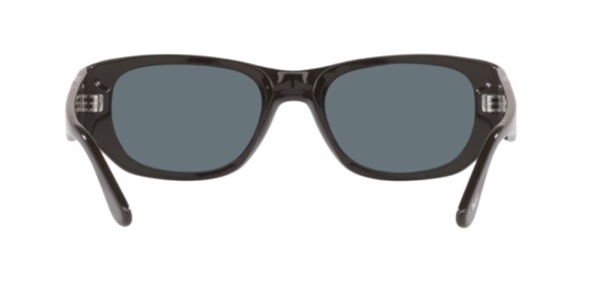 Pre-owned Persol 0po3307s 11743r Brown/dark Blue Polarized Unisex Sunglasses