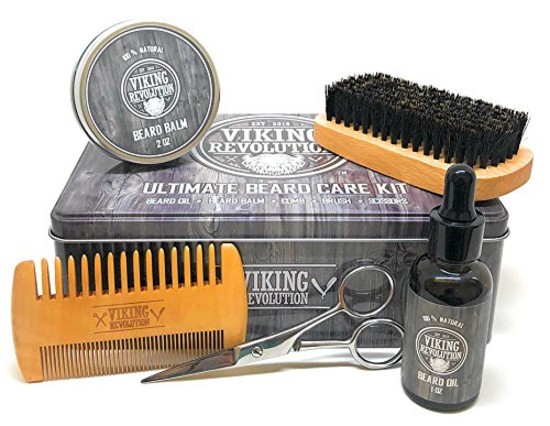 Ultimate Beard Grooming Kit - Viking Beard Care Kit for Men -