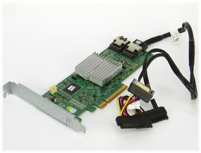 Dell PERC H310 6Gbps RAID-Controller PCIe x8 mit Kabel auf 2x SAS/SATA HDD/SSD