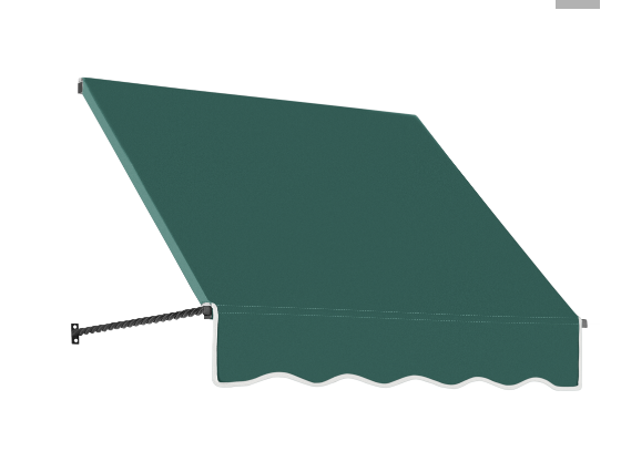 Awntech 5-Feet Santa Fe Awning 44-Inch H by 24-Inch D, Forest