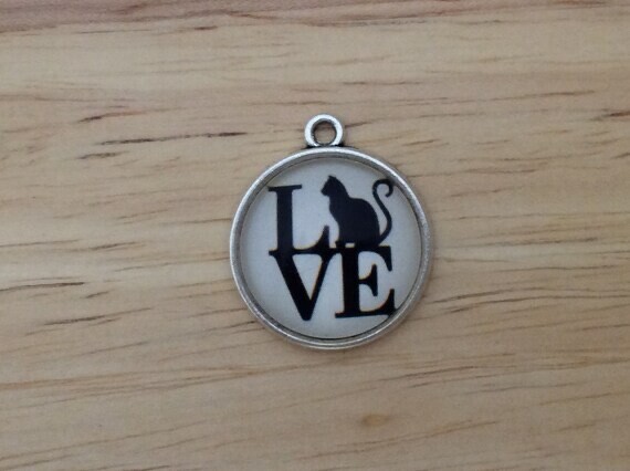 Cat & Dog Charms, Craft Charms, Stainless Glass cabochon Charm