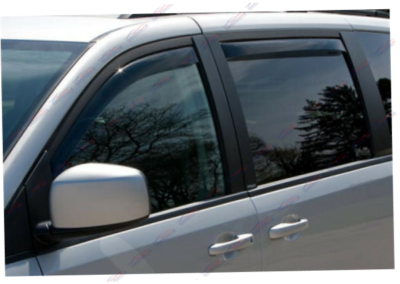 In-Channel Vent Window Visors Rain Guard Wind Deflector For 14-24 Infiniti QX80