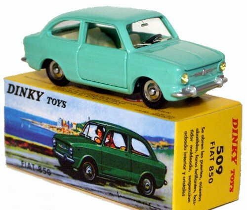 DINKY TOYS FIAT 850 フィアット Dinky 509, Fiat 850 - Free Price Guide & Review
