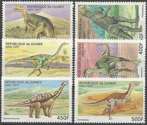 Timbres PrÃ©Histoire GuinÃ©E 1134ax/Bc ** Lot 26983