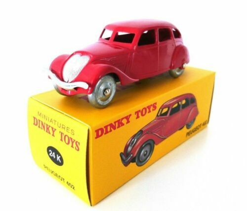 Voitures, camions et fourgons miniatures rouges Dinky Peugeot