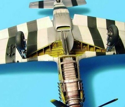 Aires Hobby 1/48 P51D Roue Baie pour Tam 4219