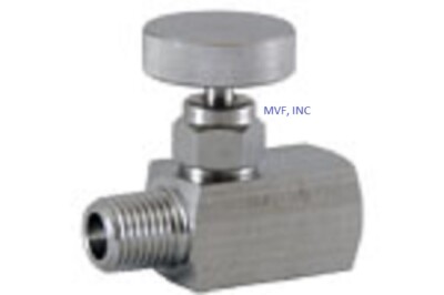 Needle Valve Mini 1/4" MNPT x 1/4" FNPT 6,000 PSI Stainless Metal Seats 551IN05