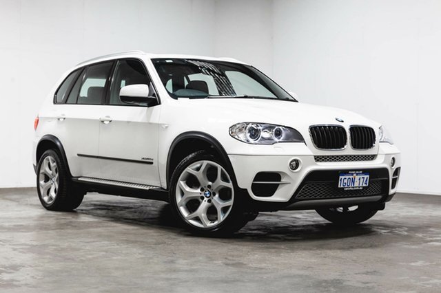 2013 BMW X5 E70 MY1112 xDrive30d Steptronic White 8 Speed Sports
