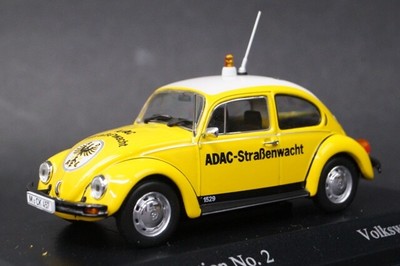 1:43 VW Volkswagen 1300 1983 ADAC Yellow Model car