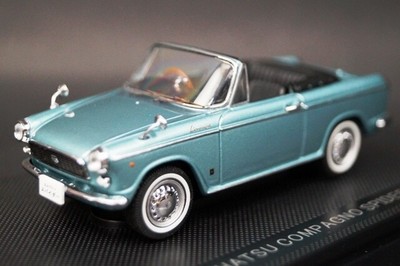 1:43 EBBRO 43715 Daihatsu Compagno Spider 1965 Blue model cars