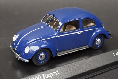 1:43 Volkswagen 1200 Export 1951 Blue Model cars