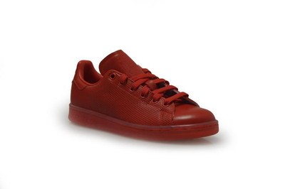 

Женские кроссовки Adidas Stan Smith Adicolor - S80248 - красные, Красный