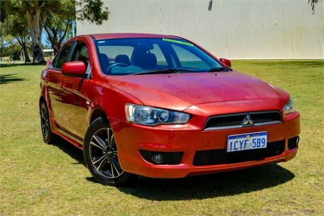 Mitsubishi lancer red