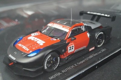 1:43 EBBRO 43911 MOTUL AUTECH Z Test Car Super GT 500 2007 22 model cars