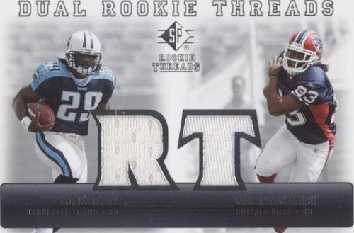 2007 SP Rookie Threads Chris Henry Marshawn Lynch #DRT-HL
