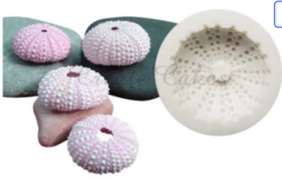 anemone sea urchin shell ocean beach silicone mold food safe FAST Free Shipping