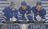 2020-21 Upper Deck - Auston Matthews Frederik Andersen Mitch Marner #TT-T2