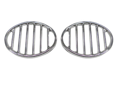 ALUMINUM HORN GRILLS SET OF 2 (PAIR) VOLKSWAGEN T1 BUG BEETLE 1953-1967