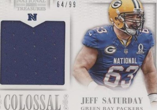 2013 Panini National Treasures Jeff Saturday #22